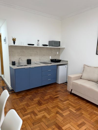 Outro ambiente de Apartamento com piso de taco na Av. Franklin Roosevelt